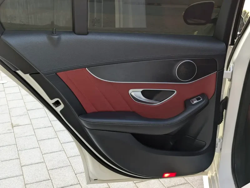 2015 Mercedes-Benz C-Class C200 4 Cylinder Petrol Engine White Red Sedan White