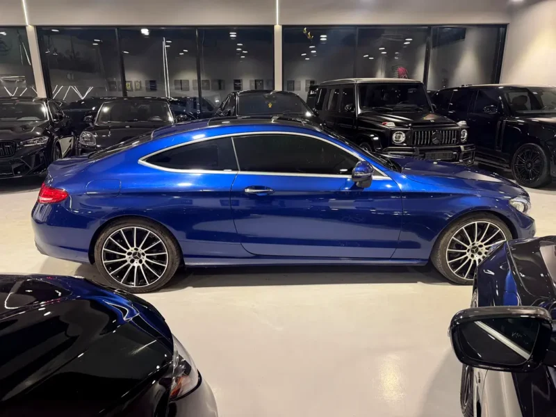2016 Mercedes-Benz C-Class C300 Coupe 4 Cylinders Petrol Engine Blue Tan Coupe