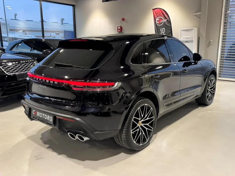 2024 Porsche Macan Standard 4 Cylinder Petrol Engine Black Red SUV GCC