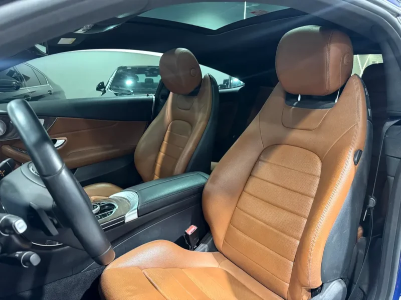2016 Mercedes-Benz C-Class C300 Coupe 4 Cylinders Petrol Engine Blue Tan Coupe