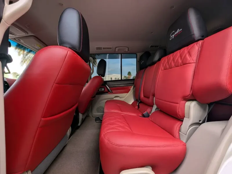 2016 Mitsubishi Pajero GLS MID MODIFIED SIGNATURE EDITION V6 3.5L White Red SUV