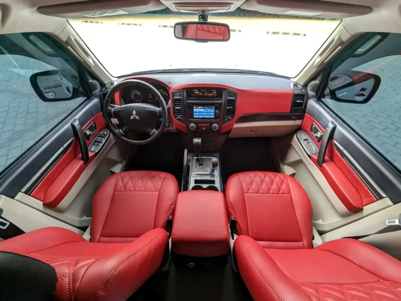 2016 Mitsubishi Pajero GLS MID MODIFIED SIGNATURE EDITION V6 3.5L White Red SUV