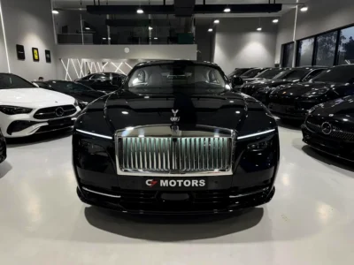 2024 Rolls-Royce Spectre Standard Ultra Luxury Electric Coupe Black White GCC