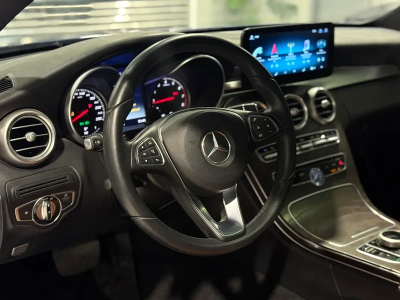 2016 Mercedes-Benz C-Class C300 Coupe 4 Cylinders Petrol Engine Blue Tan Coupe