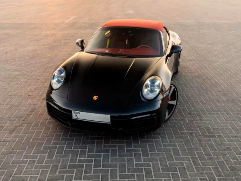 2021 Porsche Carrera / 911 Carrera S 6 Cylinders Engine Black Red Convertible