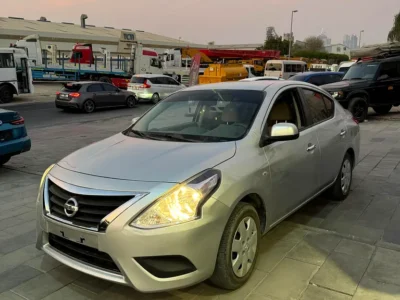 2022 Nissan Sunny SV 4 Cylinders Petrol Engine Silver Beige Sedan GCC Specs