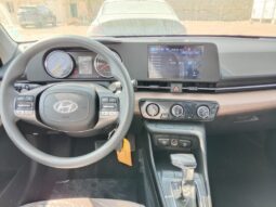 2024 Hyundai Accent 1.5 Liters Inline 4 Cylinders Engine White Beige Sedan