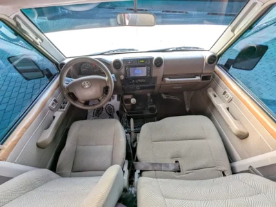 2012 Toyota Land Cruiser 76 series LX 8 Cylinder Diesel Engine Beige SUV GCC