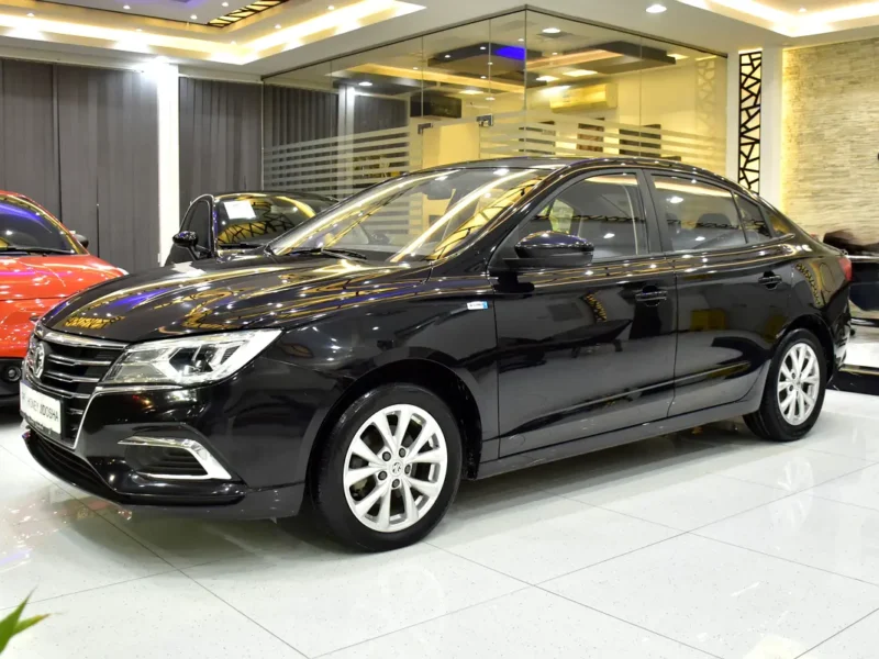2023 MG MG5 Comfort 4 Cylinder Petrol Engine Black Sedan GCC Specs
