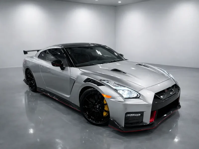 2024 Nissan GT-R Nismo 6 Cylinder Petrol Engine Silver Red Sports Car