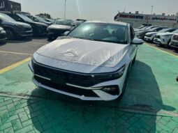 2023 Hyundai Elantra 2.0 Litres 4 Cylinders Petrol Engine White Beige Sedan