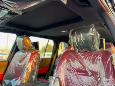 2025 Toyota LC300 3.5T 6 Cylinders Engine VXR Hybrid Highest Spec GCC Black Red SUV