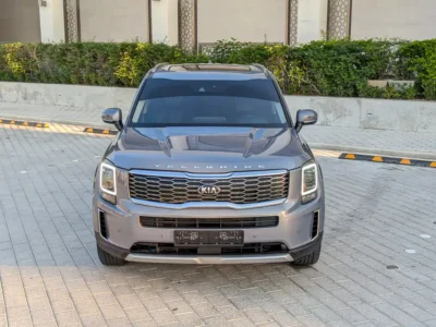 2020 Kia Telluride EX FULL OPTION 3.8L V6 Blue Black SUV GCC IN EXCELLENT CONDITION
