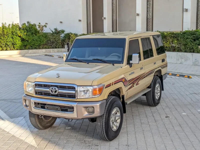 2012 Toyota Land Cruiser 76 series LX 8 Cylinder Diesel Engine Beige SUV GCC