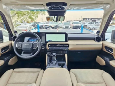 2026 Toyota Prado LUXURY TURBO 2.4L PETROL V4 Engine White Beige SUV GCC Specs