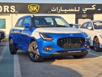 2026 Suzuki Swift GLX 1.2L PETROL V3 Engine AT Blue Black Hatchback GCC Specs