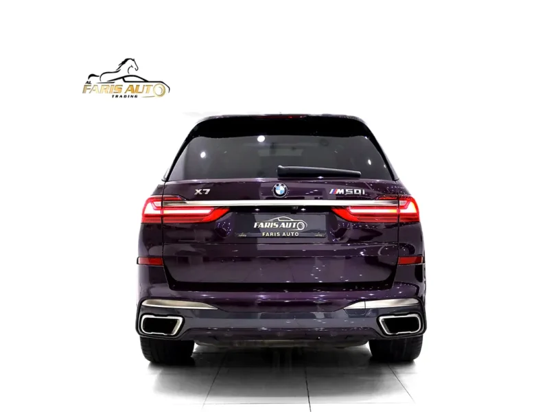 2020 BMW X7 XDrive50i M Sport 8 Cylinders Petrol Engine Maroon White SUV