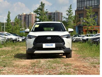 2025 Toyota Corolla Cross 2.0L HYBRID ELITE 4 Cylinders Engine White Black SUV