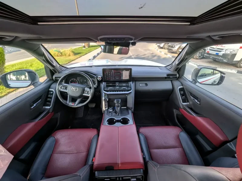 2022 Toyota Land Cruiser GR Sport 3.3L V6 Cylinders White Black SUV GCC Specs