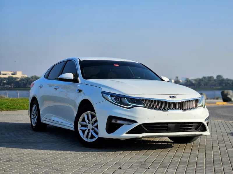 2020 Kia Optima EX Mid 4 Cylinder Petrol Engine White Grey Sedan GCC Specs