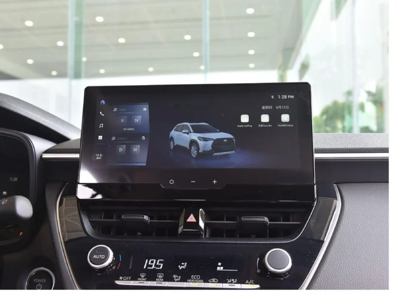 2025 Toyota Corolla Cross 2.0L HYBRID ELITE 4 Cylinders Engine White Black SUV