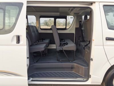 2022 Toyota Hiace STANDARD ROOF 2.5L 4 Cylinder Diesel Engine White Grey Van GCC