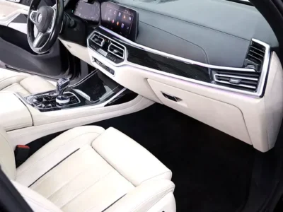 2020 BMW X7 XDrive50i M Sport 8 Cylinders Petrol Engine Maroon White SUV