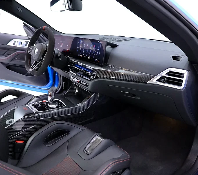 2025 BMW M4 Other 6 Cylinders CS RIVERA BLUE Black Coupe CARBON BUCKET SEATS