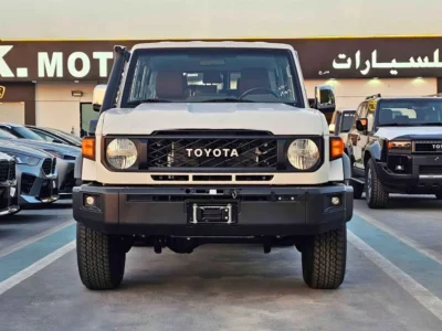 2026 Toyota Land Cruiser 70 LX LC76 5 DOORS 4.0L V6 PETROL AT White Tan SUV