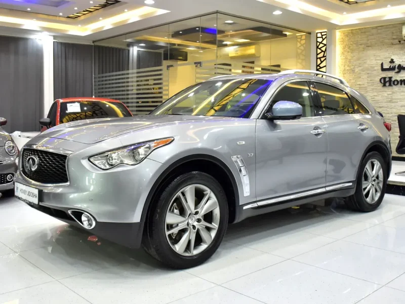 2020 Infiniti QX70 Luxury 6 Cylinder Petrol Engine Silver Brown SUV GCC Specs