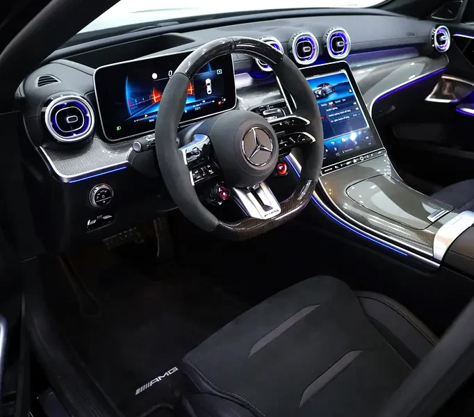 2024 Mercedes-Benz C-Class AMG C63S E PERFORMANCE CARBON PACKAGE Black Sedan