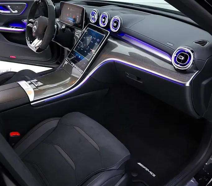 2024 Mercedes-Benz C-Class AMG C63S E PERFORMANCE CARBON PACKAGE Black Sedan