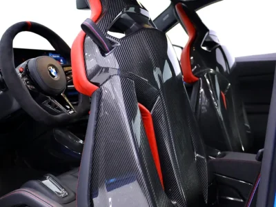 2025 BMW M4 Other 6 Cylinders CS RIVERA BLUE Black Coupe CARBON BUCKET SEATS