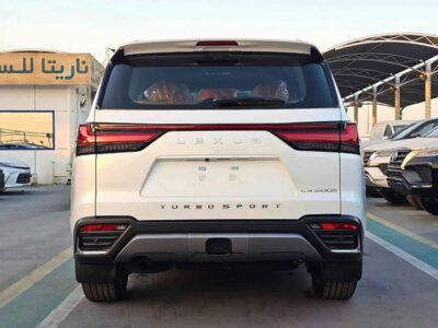 2024 Lexus LX 500 LX500D TURBO SPORTS 3.3L V6 DIESEL White Tan SUV GCC