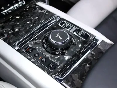 2023 ROLLS ROYCE CULLINAN WITH MANSORY MARBLE BODYKIT Black White SUV