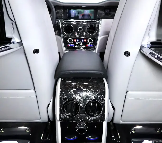 2023 ROLLS ROYCE CULLINAN WITH MANSORY MARBLE BODYKIT Black White SUV