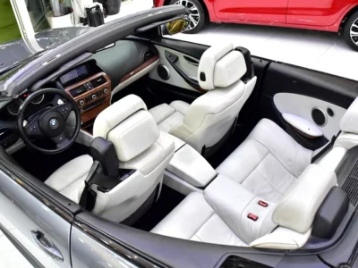 2008 BMW M6 M6 Convertible 10 Cylinder Petrol Engine Grey White Soft Top Convertible