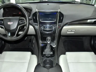 2015 Cadillac ATS 2.0T Standard 4 Cylinder Petrol Engine White Beige Sedan GCC