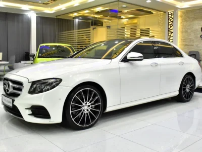 2017 Mercedes-Benz E-Class E400 4Matic 6 Cylinder Petrol Engine White Tan Sedan