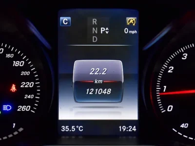 2016 Mercedes-Benz C-Class C300 Coupe 4 Cylinder Petrol Engine Blue Red Coupe GCC