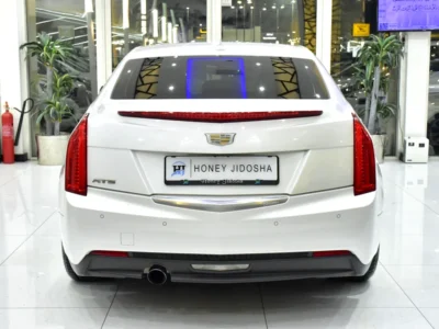 2015 Cadillac ATS 2.0T Standard 4 Cylinder Petrol Engine White Beige Sedan GCC