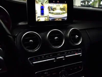 2016 Mercedes-Benz C-Class C300 Coupe 4 Cylinder Petrol Engine Blue Red Coupe GCC