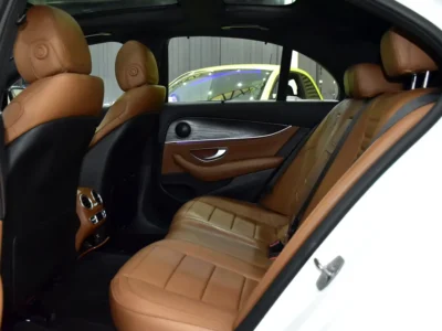 2017 Mercedes-Benz E-Class E400 4Matic 6 Cylinder Petrol Engine White Tan Sedan