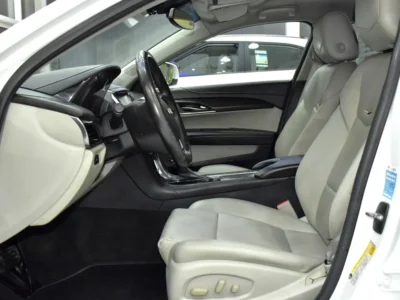 2015 Cadillac ATS 2.0T Standard 4 Cylinder Petrol Engine White Beige Sedan GCC