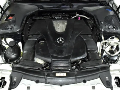 2017 Mercedes-Benz E-Class E400 4Matic 6 Cylinder Petrol Engine White Tan Sedan