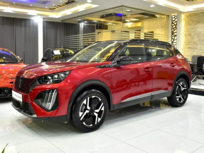 2024 Peugeot 2008 GT Line 3 Cylinder Petrol Engine Red Black Crossover GCC
