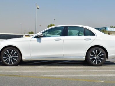2023 Mercedes-Benz E320 2.0 Litres 4-cylinder Petrol Engine White Beige Sedan RWD
