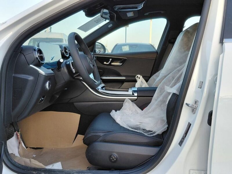 2025 Mercedes-Benz C 200 MERCEDES C200L 1.5L 4 Cylinders Engine White Black Sedan