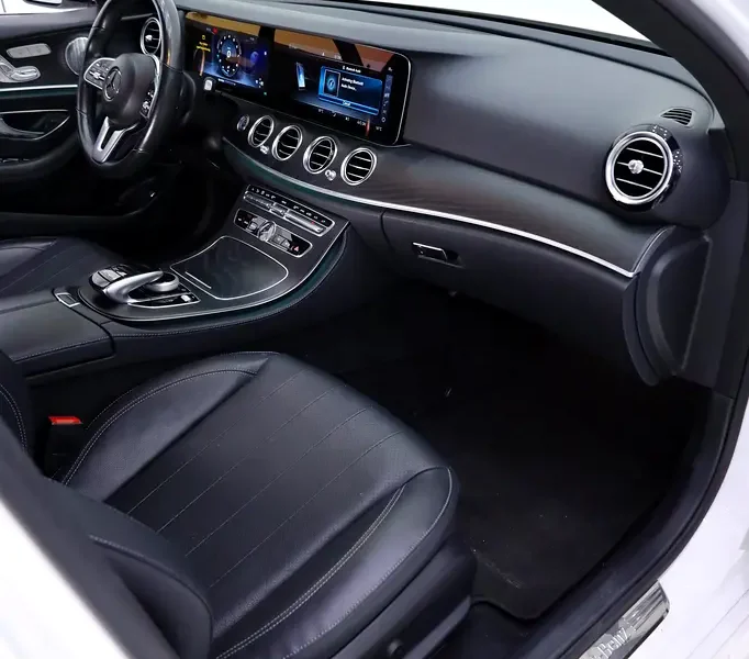 2019 Mercedes-Benz E-Class E450 4Matic 6 Cylinder Petrol Engine White Black Sedan CLEAN TITLE