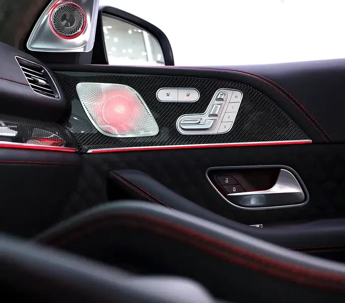 2024 Mercedes-Benz GLS-Class GLS 63 AMG 4MATIC+ 8 Cylinders Engine White Black SUV